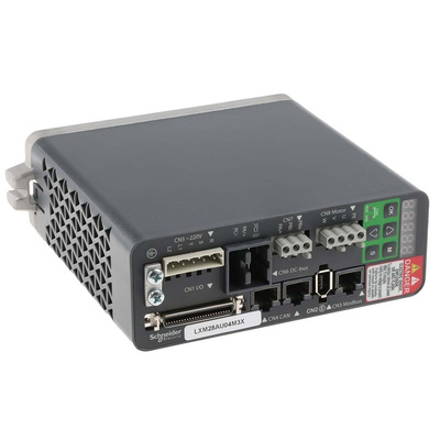Schneider Electric 400 W Servo Drive, 170 → 255 V for 1 phase, 200 → 255 V for 3 phases, 1, 3 Phase, 3.8 A, Encoder
