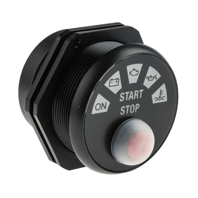 BARTH, Diesel Engine Controller, 7 → 16 V dc, 5 mA, Panel Mount