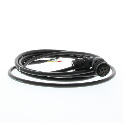 Omron Cable for Use with 0.85 W, 1.3 W, 1.5 W, 1 W, 2 kW Motors, For 0.45 W, 10m Length