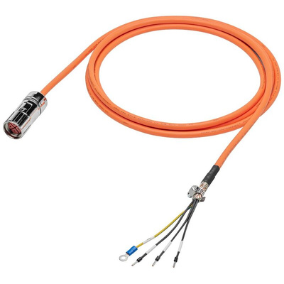 Siemens Cable for Use with SINAMICS V90, 20m Length, 600 V