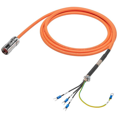 Siemens Cable for Use with SINAMICS V90, 10m Length, 600 V