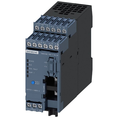 Siemens 3.9 W Motor Controller, 24 V, 1 Phase, 210-570 A, Motor Managment Function, 24 V