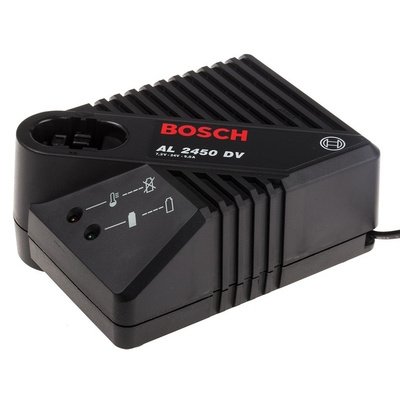 Bosch AL2450DV Power Tool Charger, 7.2 V, 14.4 V for use with Bosch Cordless Tools, Euro Plug