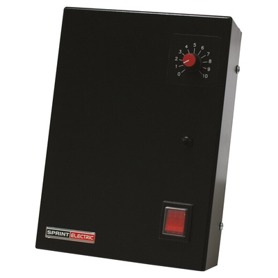 Sprint Electric DC Motor Controller, 110 V ac, 240 V ac, 1 Phase, 12 A, 180 V dc (@ 240 V ac), 90 V dc (@ 110 V ac)