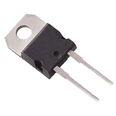 STMicroelectronics 1200V 10A, SiC Schottky Diode, 2-Pin TO-220AC STPSC10H12D