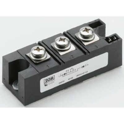 Vishay 600V 435A, Dual Rectifier Diode, 3-Pin INT-A-PAK VS-VSKDU300/06PBF