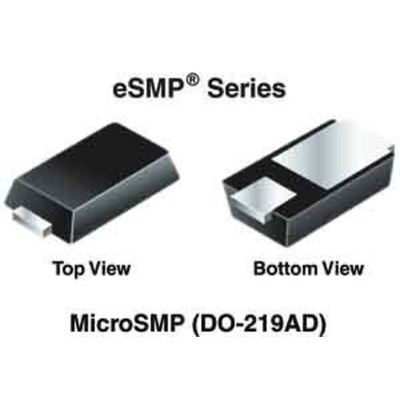 Vishay 20V 2A, Schottky Diode, 2-Pin DO-219AD MSS2P2-M3/89A