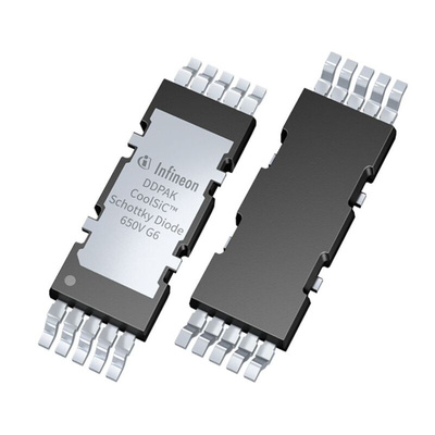 Infineon 650V 10A, SiC Schottky Switching Diode, 10-Pin PG-HDSOP-10-1 IDDD06G65C6XTMA1