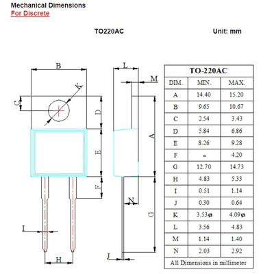 Diodes Inc 600V Rectifier & Schottky Diode, TO-220AC STPR560D
