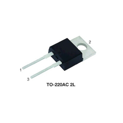Vishay 650V 6A, Schottky Rectifier & Schottky Diode, 3-Pin TO-220AC 2L VS-3C06ET07T-M3