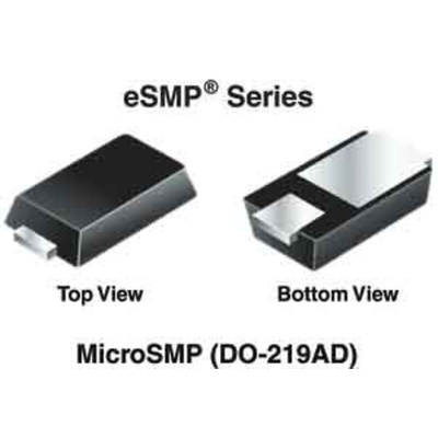 Vishay 20V 1A, Schottky Diode, 2-Pin DO-219AD MSS1P2L-M3/89A