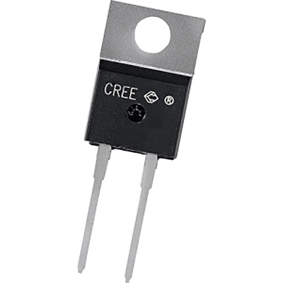 Wolfspeed 650V 10A, SiC Schottky Rectifier & Schottky Diode, 2-Pin TO-220 C6D10065A