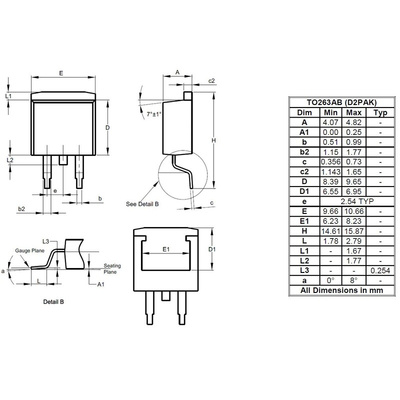 Diodes Inc 200V Rectifier & Schottky Diode, TO263AB (D2 PAK) SBR20A200CTB-13-G