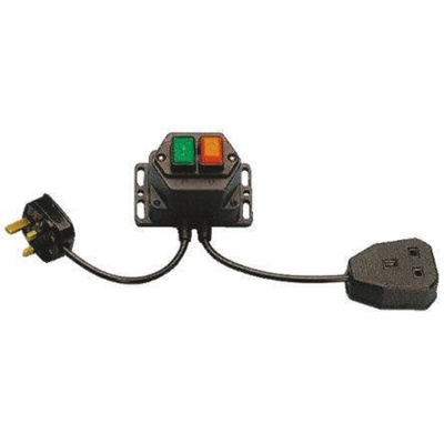 EICHOFF Double Pole Double Throw (DPDT) Latching Push Button Switch, IP65, 21.7 x 45.2mm, Panel Mount, I / O, 230V