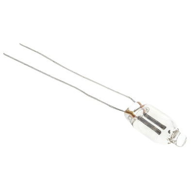 T2 Clear Filament Indicator Lamp, Wire Terminal, 110/230 V 500 μA
