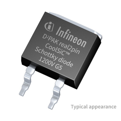 Infineon 1200V 20A, SiC Schottky Rectifier & Schottky Diode, D2PAK IDK20G120C5XTMA1