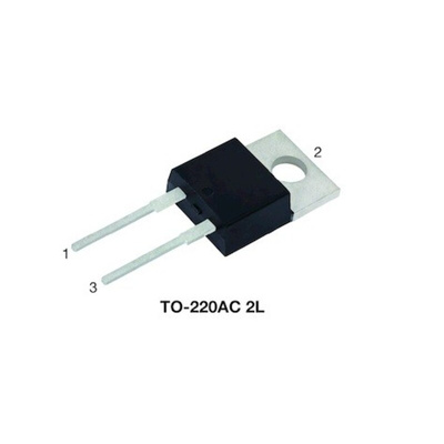 Vishay 650V 8A, Schottky Rectifier & Schottky Diode, 3-Pin TO-220AC 2L VS-3C08ET07T-M3