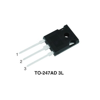 Vishay 650V 10A, Schottky Rectifier & Schottky Diode, 3-Pin TO-247AD 3L VS-3C20CP07L-M3