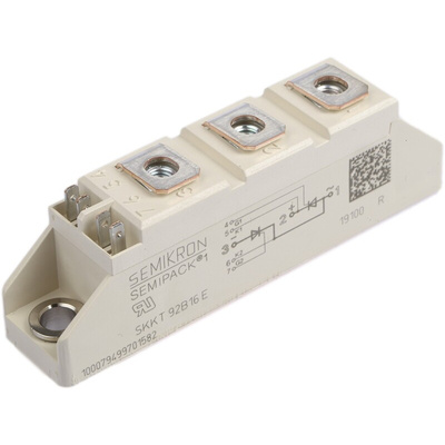 Semikron SKKT 92B16E, Dual Thyristor Module 1600V, 95A 150mA