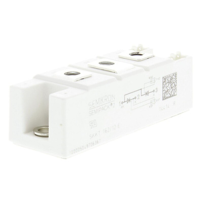 Semikron SKKT 162/12 E, Dual Thyristor Module 1200V, 156A 150mA