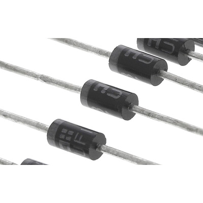 Diodes Inc Switching Diode, 1A 1000V, 2-Pin DO-41 UF1007-T