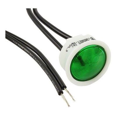 Filament Indicator Lamp, Wire Terminal, 105 → 125 V ac