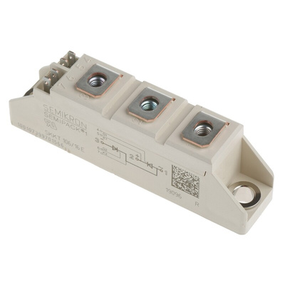 Semikron SKKT 106/16 E, Dual Thyristor Module 1600V, 106A 150mA