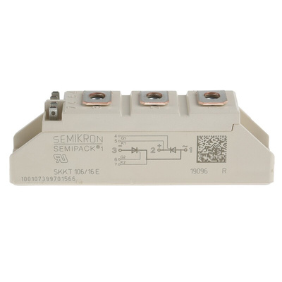 Semikron SKKT 106/16 E, Dual Thyristor Module 1600V, 106A 150mA