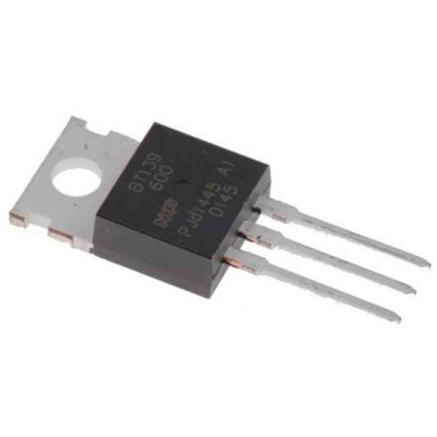 STMicroelectronics Through Hole, 3-pin, TRIAC, 800V, Gate Trigger 1.3V