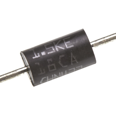 STMicroelectronics 1.5KE18CA, Bi-Directional TVS Diode, 1500W, 2-Pin DO-201