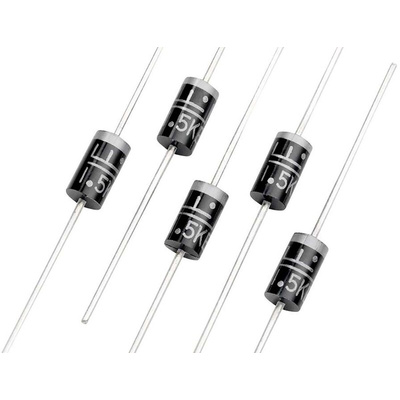 STMicroelectronics 1.5KE47A, Uni-Directional TVS Diode, 1500W, 2-Pin DO-201