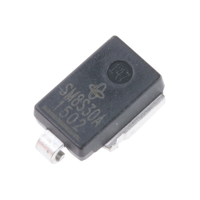 Vishay SM8S30AHE3_A/I, Uni-Directional TVS Diode, 6600W, 2-Pin DO-218AB
