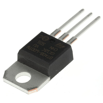STMicroelectronics Through Hole, 3-pin, TRIAC, 800V, Gate Trigger 1.3V 800V