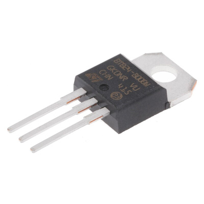 STMicroelectronics Through Hole, 3-pin, TRIAC, 800V, Gate Trigger 1.3V 800V