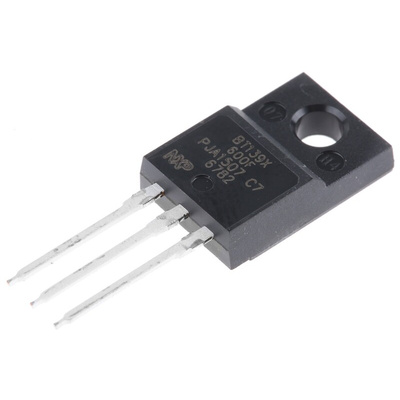 WeEn Semiconductors Co., Ltd Through Hole, 3-pin, TRIAC, 600V, Gate Trigger 1.5V 600V