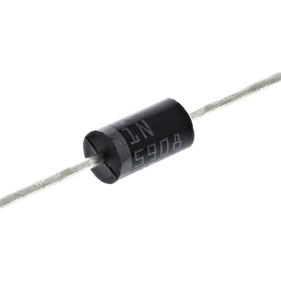 STMicroelectronics 1N5908, Uni-Directional TVS Diode, 1500W, 2-Pin DO-201