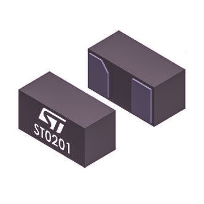 STMicroelectronics ESDZL5-1F4, Uni-Directional TVS Diode, 60W, 2-Pin 0201