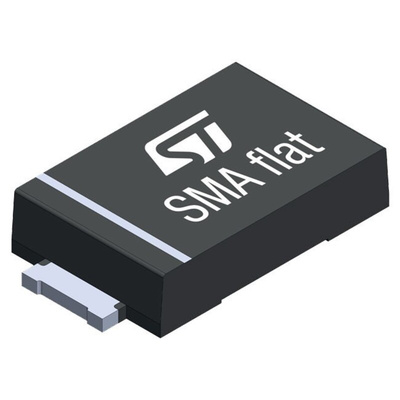 STMicroelectronics SMA4F12A, Uni-Directional TVS Diode, 400W, 2-Pin SMA Flat