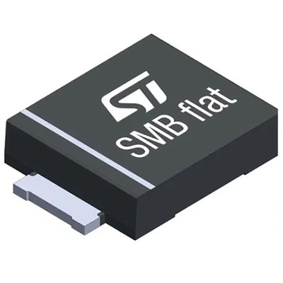 STMicroelectronics SMB15F12A, Uni-Directional TVS Diode, 1500W, 2-Pin SMB Flat