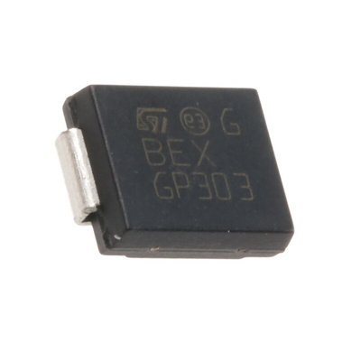 STMicroelectronics SM15T39CA, Bi-Directional TVS Diode, 1500W, 2-Pin SMC