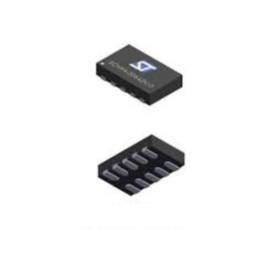 STMicroelectronics ECMF4-2459A6M10Y, Bi-Directional TVS Diode, 10-Pin QFN-10L
