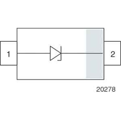 Vishay VTVS5V0ASMF-M3-08, Uni-Directional TVS Diode, 400W, 2-Pin DO-219AB