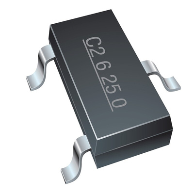 Bourns CDSOT23-T05LC-Q, Dual-Element Bi-Directional TVS Diode, 3-Pin SOT-23