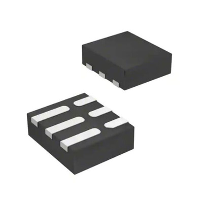 STMicroelectronics ECMF02-2HSMX6, Dual-Element Uni-Directional TVS Diode, 6-Pin μQFN