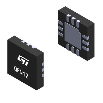 STMicroelectronics TCPP01-M12, Uni-Directional TVS Diode, 12-Pin QFN