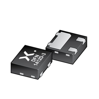 Nexperia PESD2CANFD24V-QCZ, Bi-Directional ESD Protection Diode DFN1412D-3