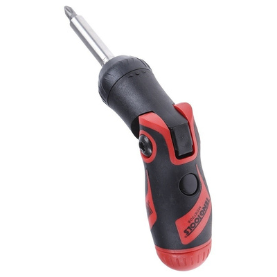 Teng Tools 1/4 in Hexagon Phillips, Pozidriv, Slotted Ratchet Screwdriver, 172 mm length