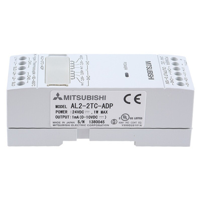 Mitsubishi Logic Module for Use with Alpha 2 Series, Thermocouple Type K, 0 → 10 V
