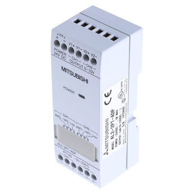 Mitsubishi Logic Module for Use with Alpha 2 Series, Analogue, Relay, Transistor