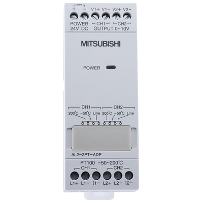 Mitsubishi Logic Module for Use with Alpha 2 Series, Analogue, Relay, Transistor